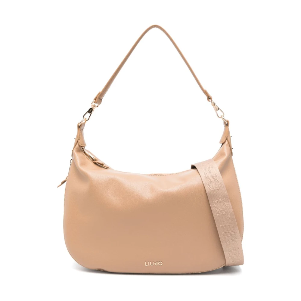 Liu Jo Beige Schoudertas Chic en Ruim Beige Dames