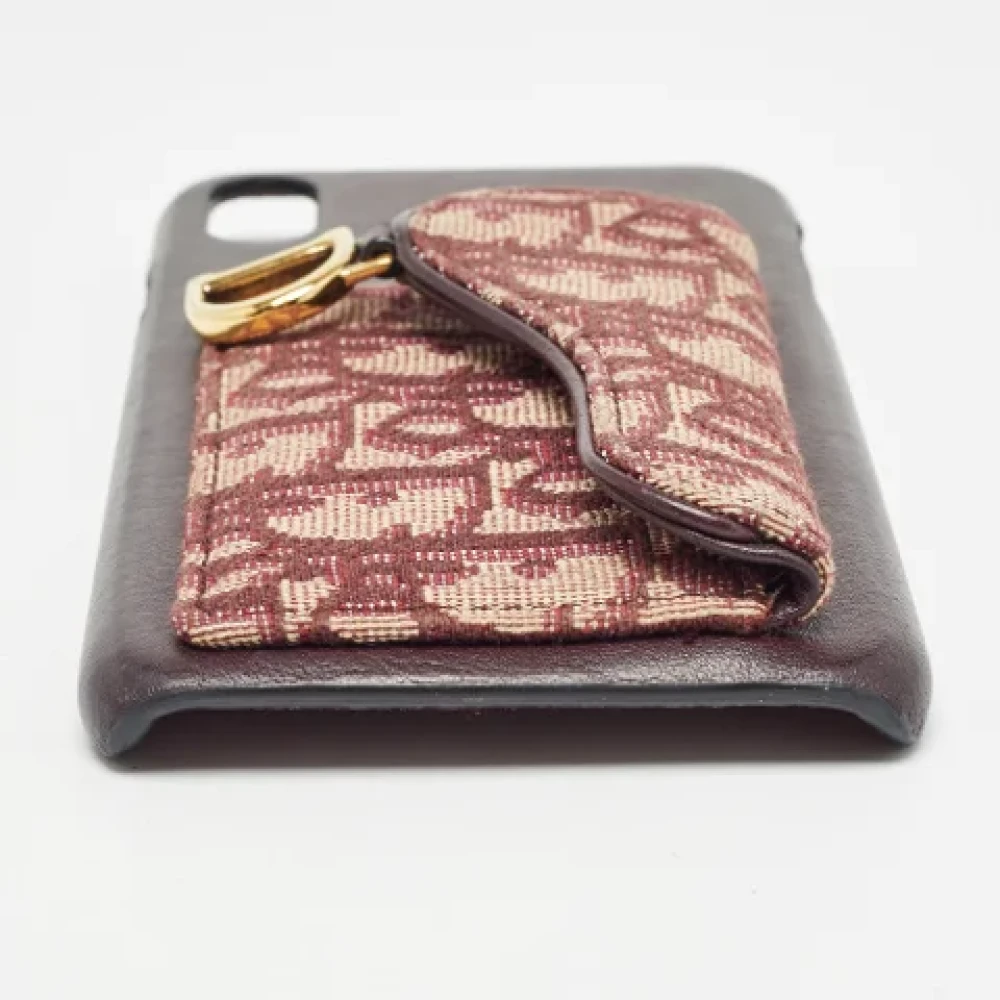 Dior Vintage Pre-owned Canvas home-office Red Dames