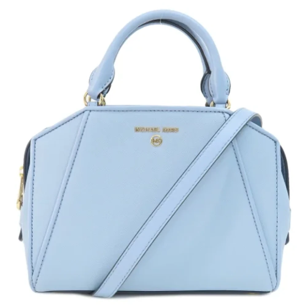 Michael Kors Pre-owned Leather handbags Blue Dames