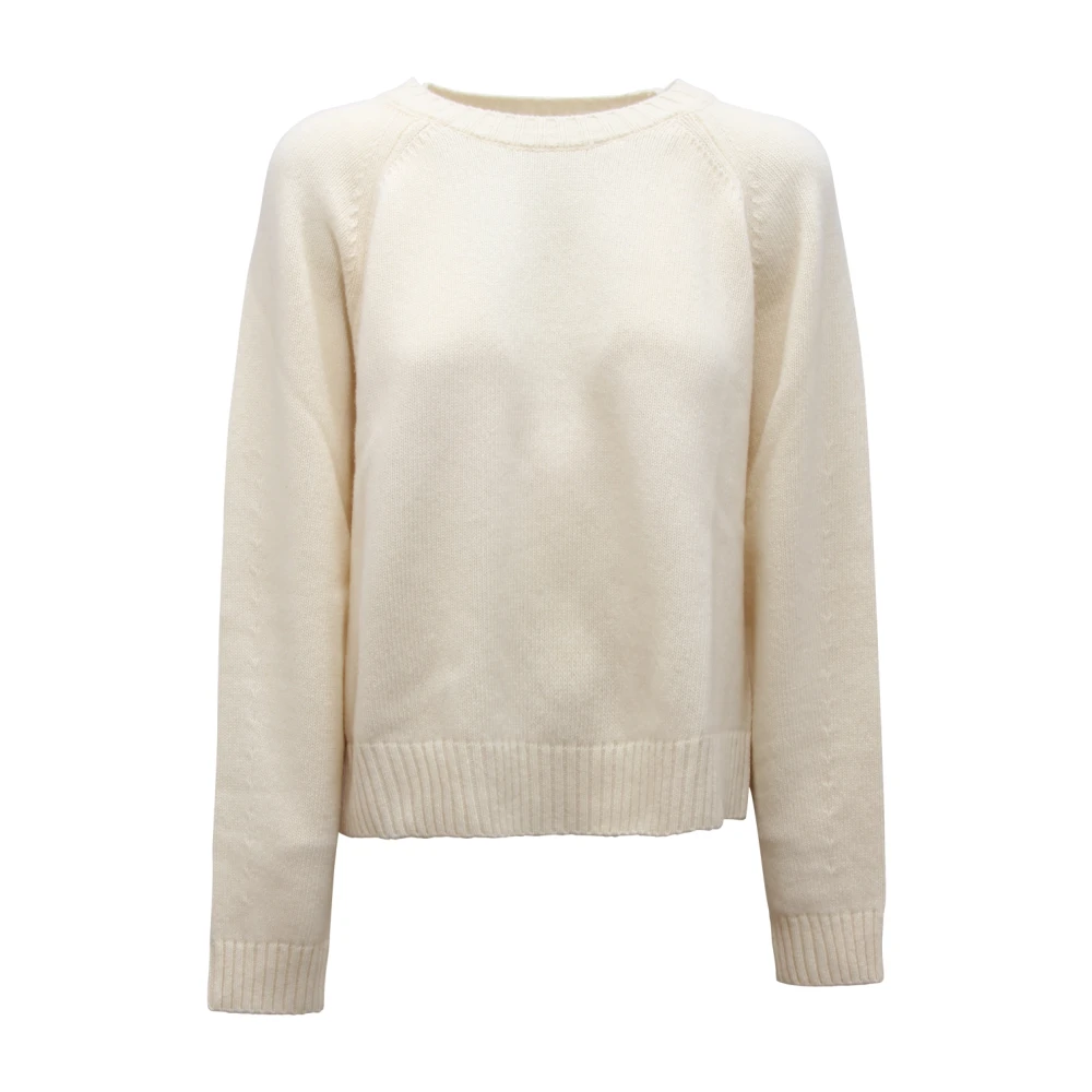 Max Mara Femme Blanc - Gabbia Sweater - Pulls - Taille: 44 Fr