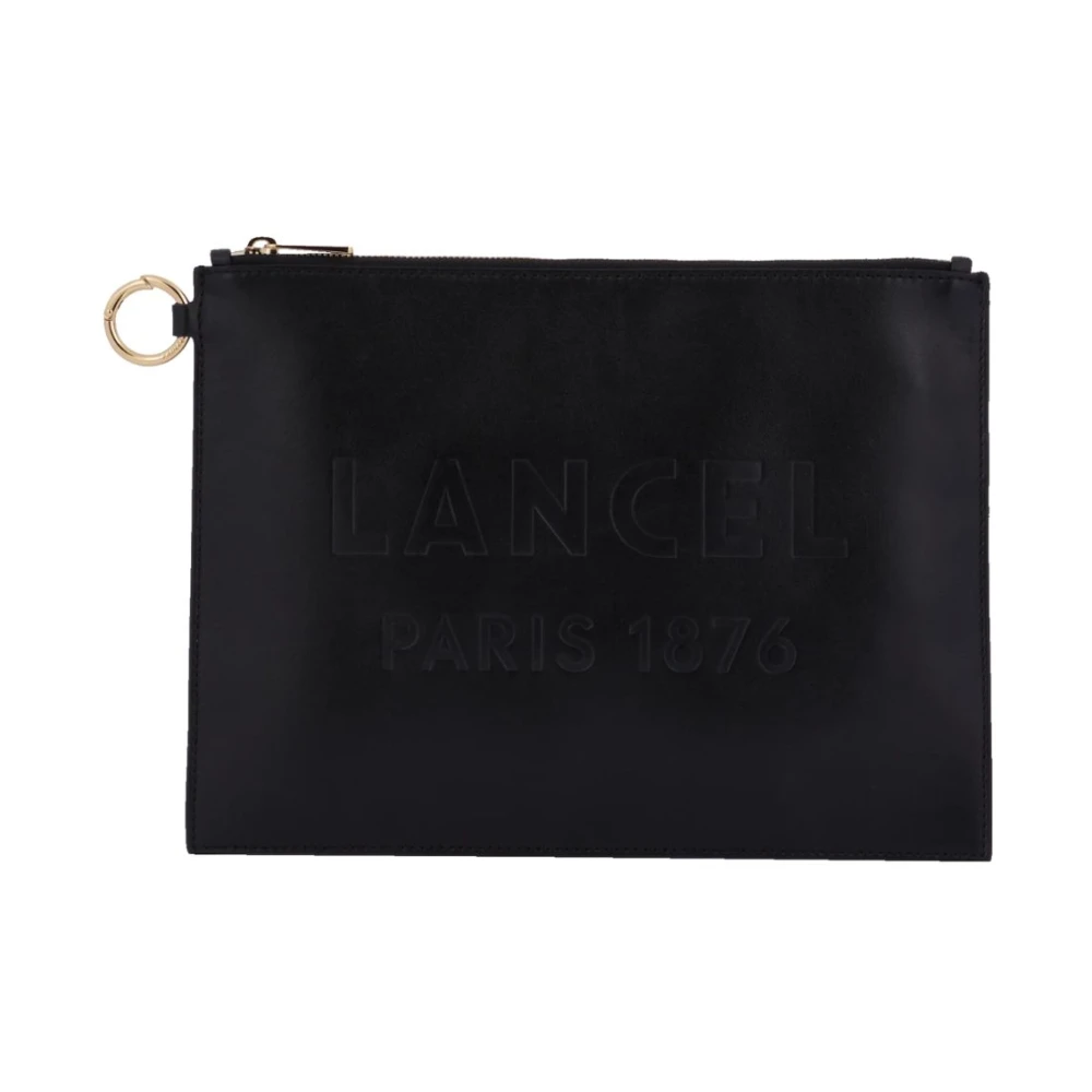 Lancel Zwarte Essential Clutch Black Dames