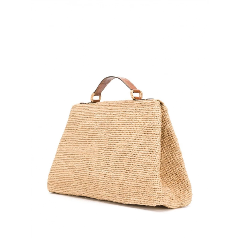 Ibeliv Lahady Raffia Handtas Beige Dames