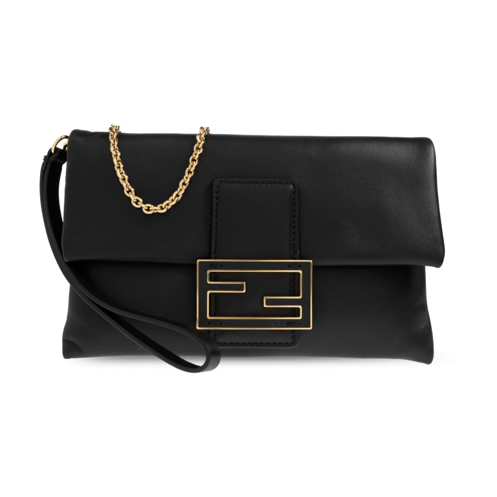 Fendi Women's Black Mamma Baguette Pouch