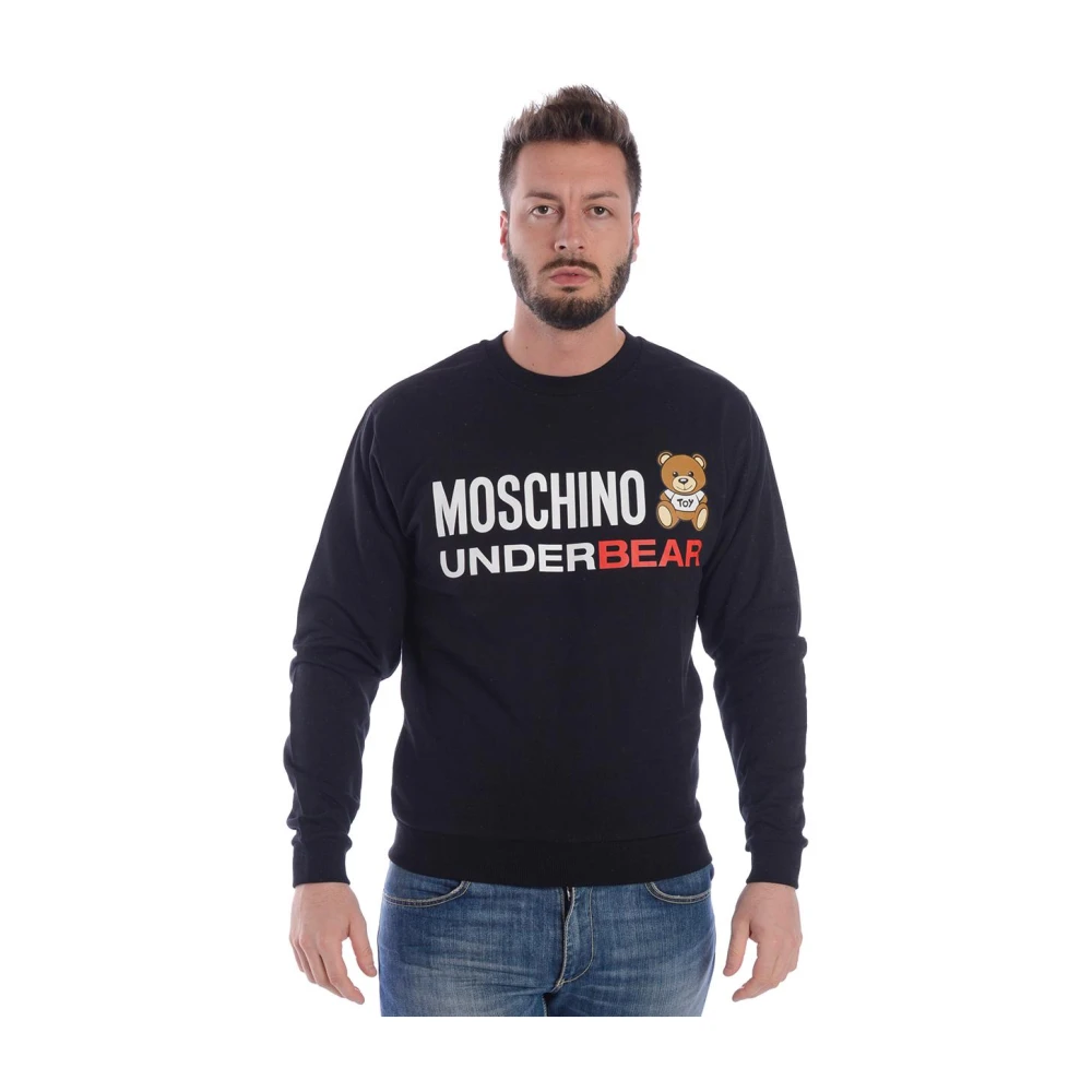 Moschino Men's Black Sweatshirt Hoodie - Sweatshirts - M - Sweatshirts & Hoodies