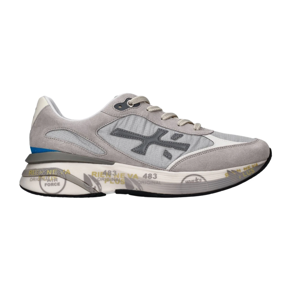 Premiata Men's Gray Sneakers, 8 Uk, Moerun 8079