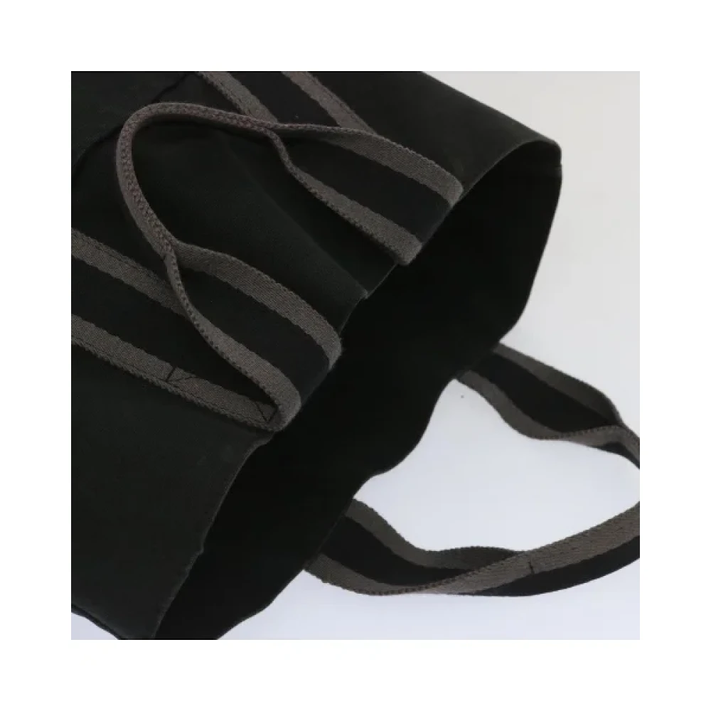 Hermès Vintage Pre-owned Cotton totes Black Dames