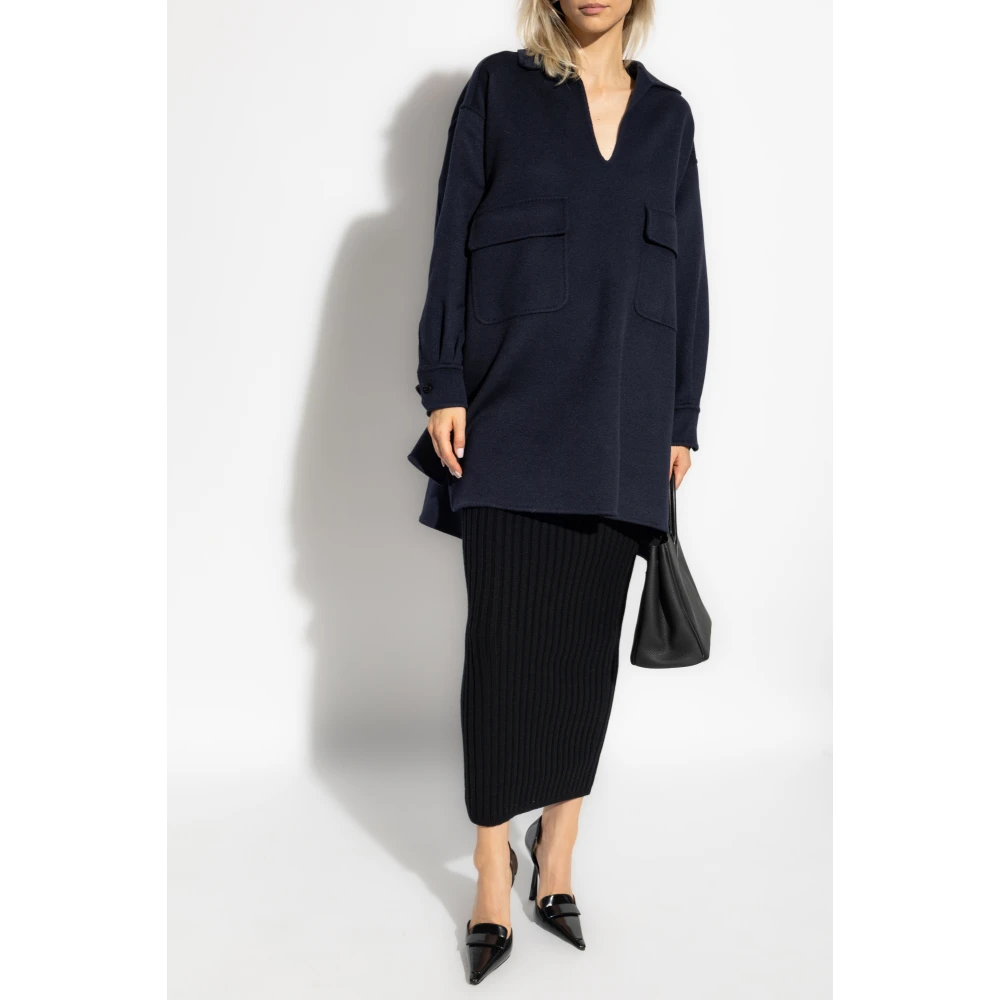 Max Mara Rok Seta Black Dames