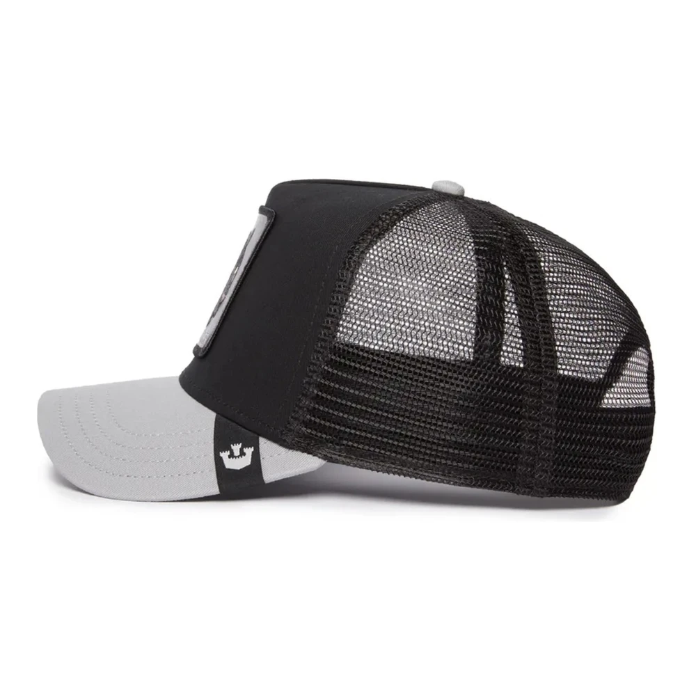 Goorin Bros Zwarte Grijze Panther Trucker Pet Black Heren