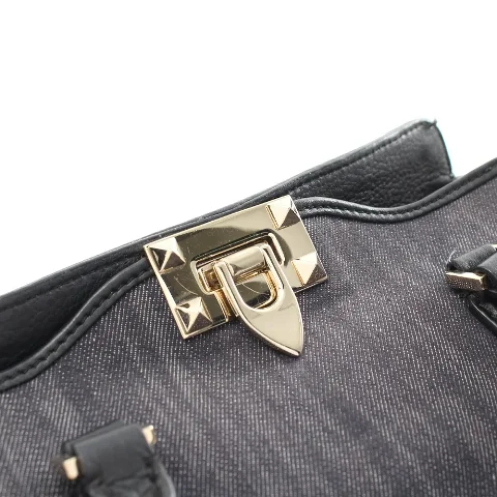 Valentino Vintage Pre-owned Canvas handbags Black Dames