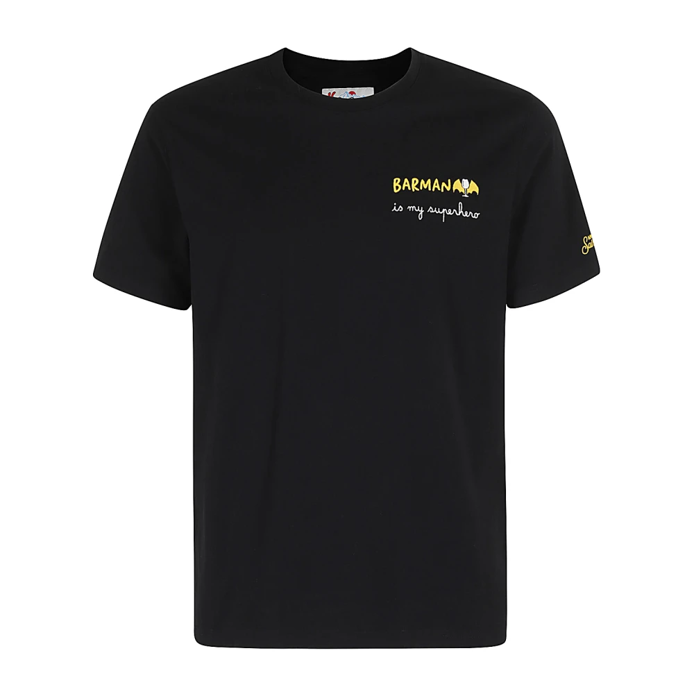 MC2 Saint Barth Klassiek St Barth T-shirt Black Heren