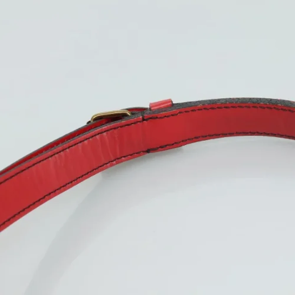 Louis Vuitton Vintage Pre-owned Leather louis-vuitton-bags Red Dames