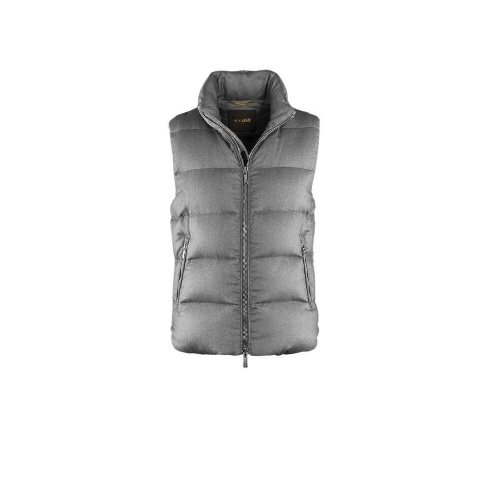 Moorer - Jackets > Vests - Gray - Moorer - Modalova