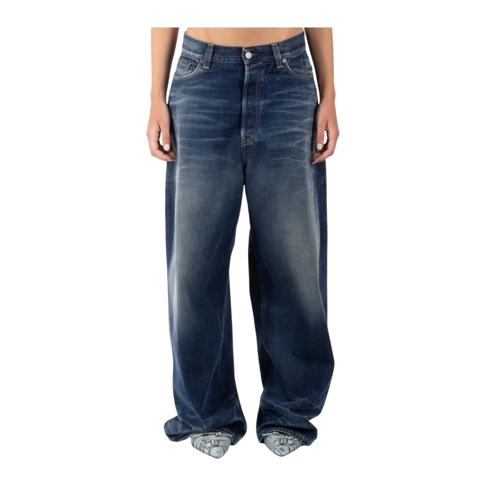 Acne Studios Blauwe Denim Jeans Blue Dames