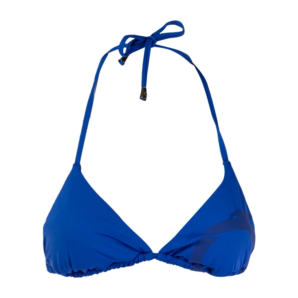 Trussardi Klassieke Driehoek Bikini Top Blauw Blue Dames