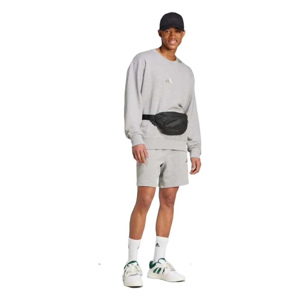 Adidas All Szn Hoodie Gray Heren