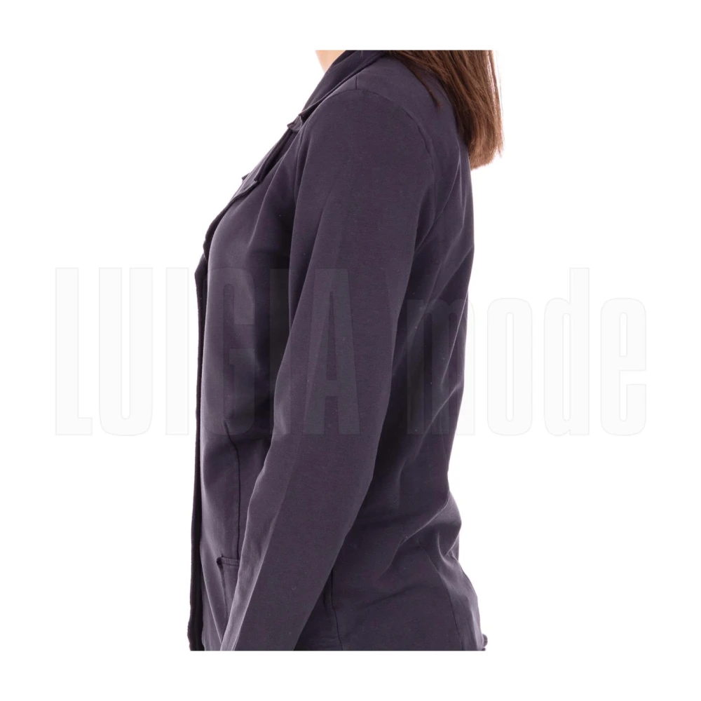 Alpha Studio Dames Jersey Cardigan Blue Dames