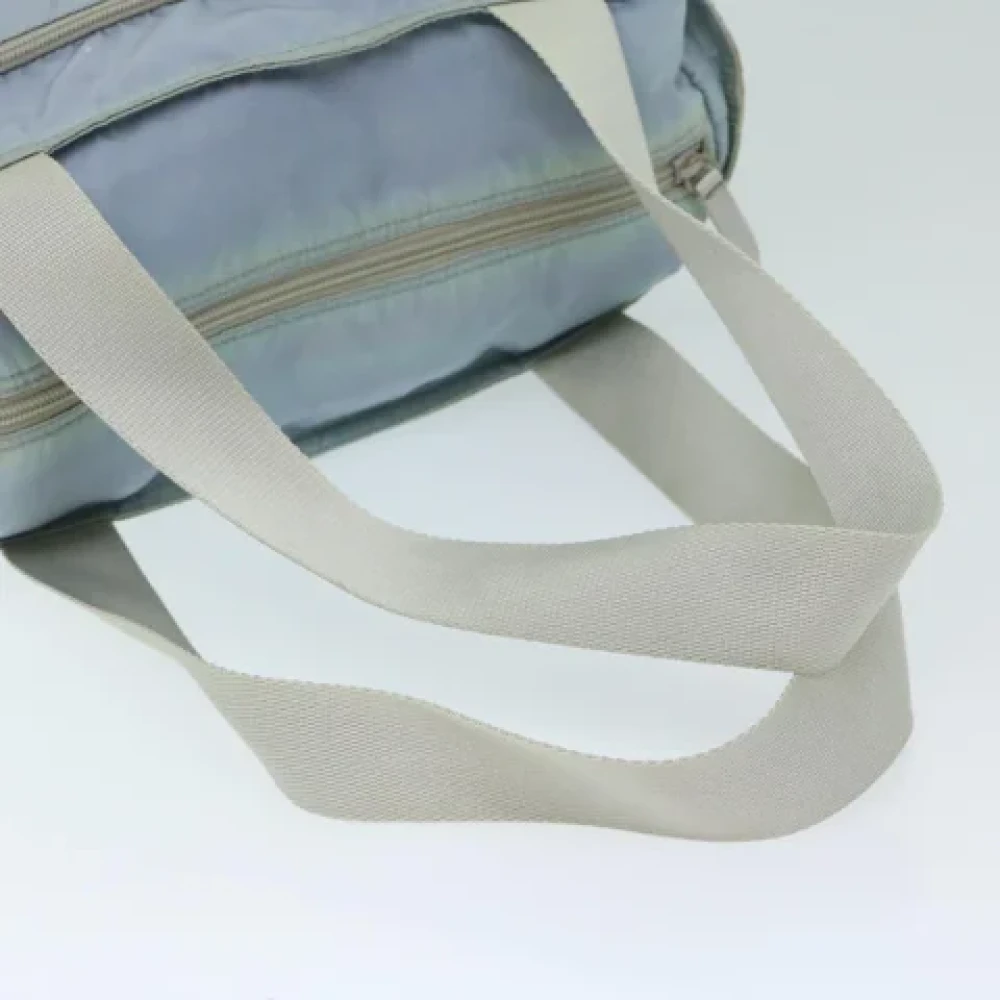 Prada Vintage Pre-owned Nylon totes Blue Dames