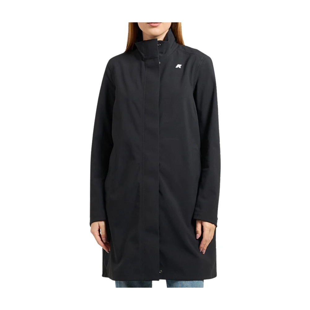 K-Way Damen Schwarz Mäntel, K, Sgröße: