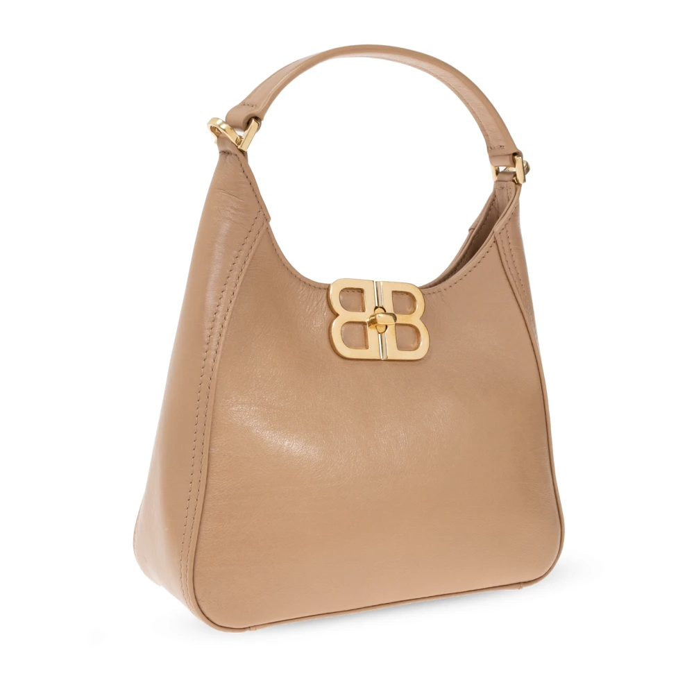Balenciaga BB Soft Small Handtas Beige Dames
