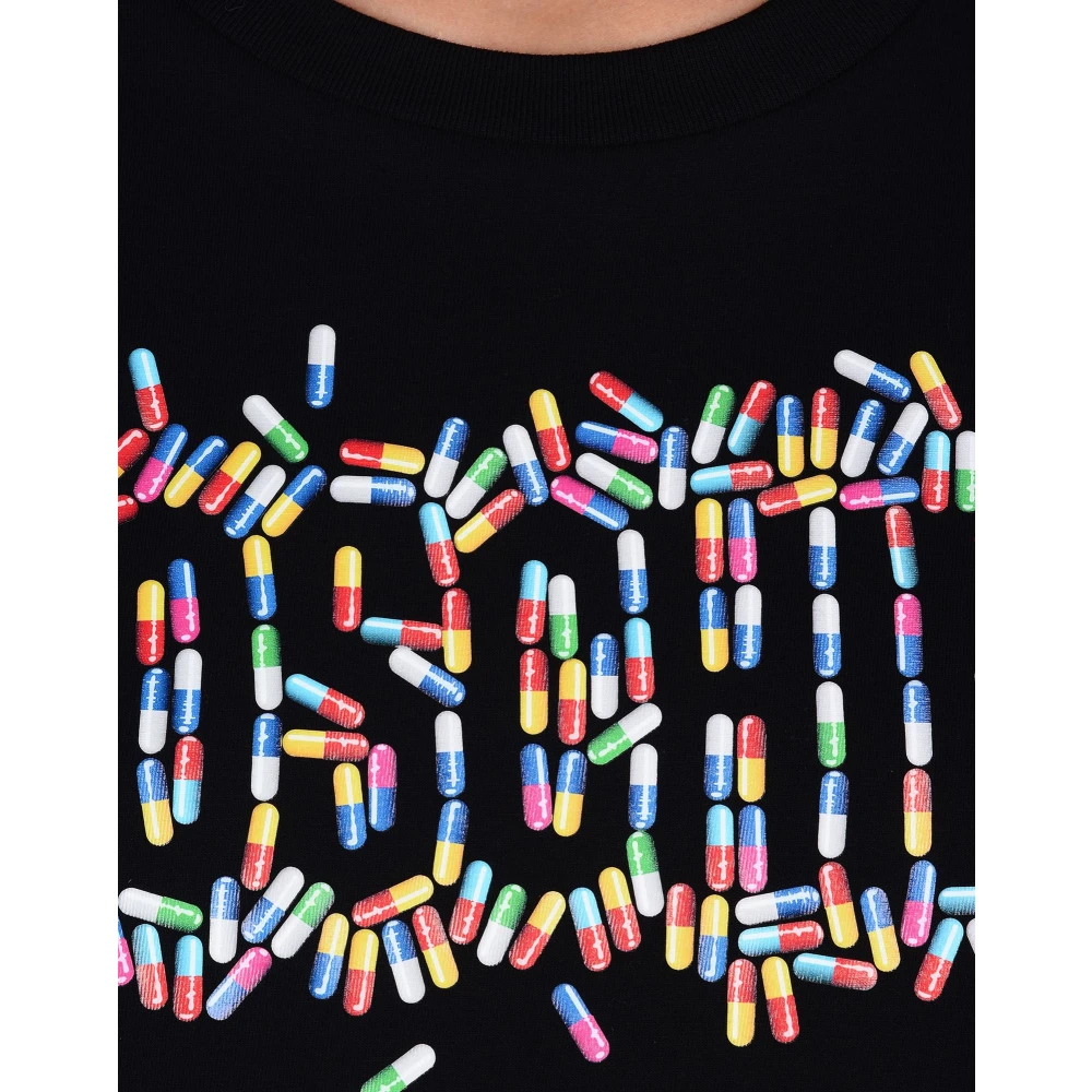Moschino Casual Katoenen T-shirt Black Dames