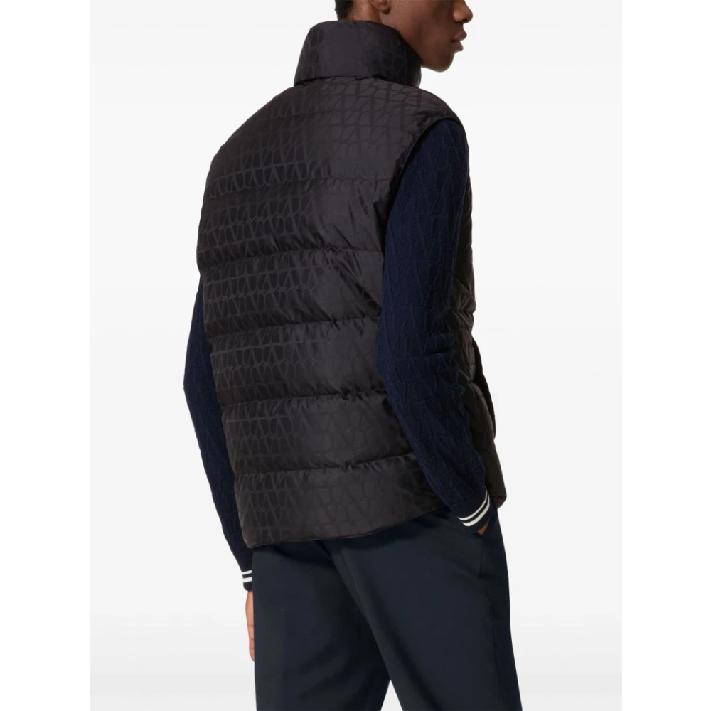 Valentino Garavani Blauwe Gebreide Kleding Aw24 Herenmode Black Heren