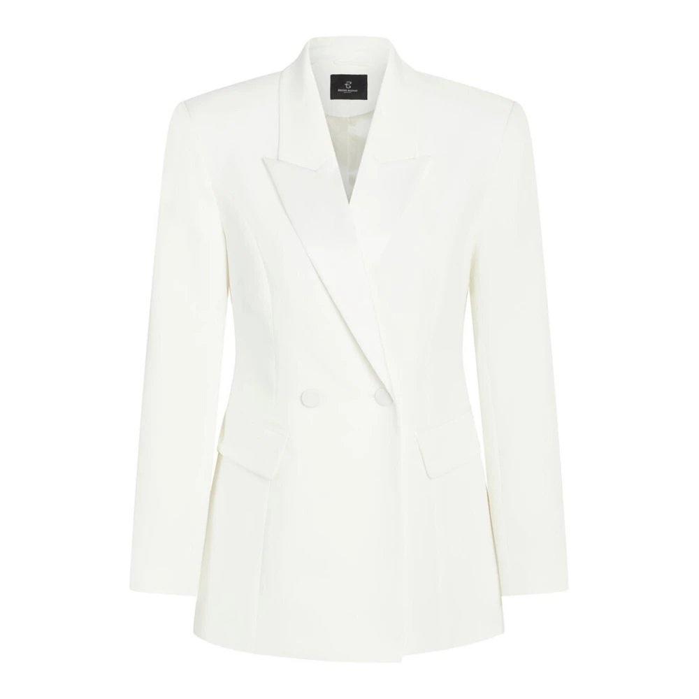 Bruuns Bazaar Elegant Snow White Blazer White Dames