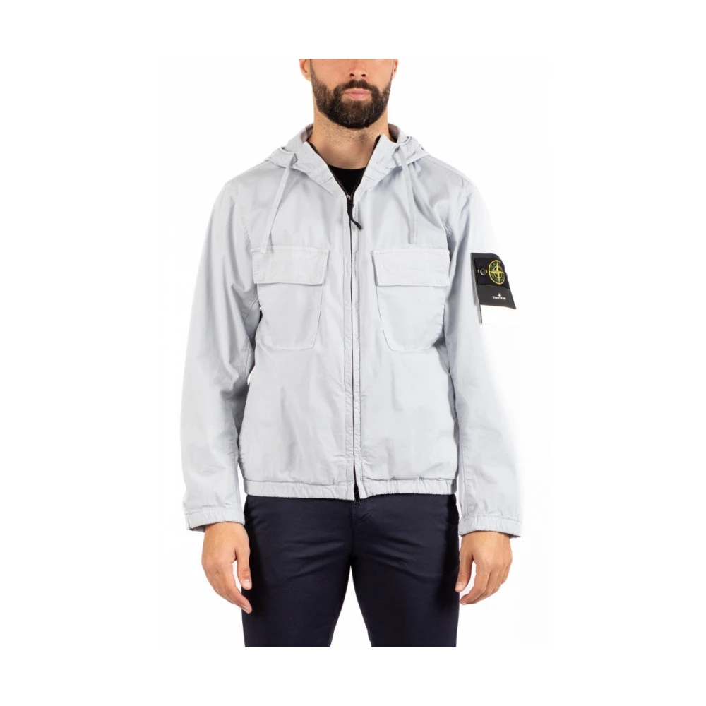 Stone Island Heren Bomberjack Gray Heren