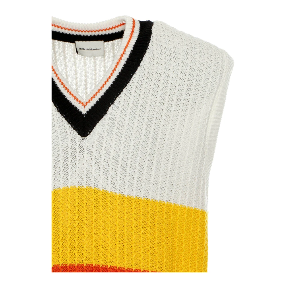 Drole de Monsieur V-neck Knitwear Multicolor Heren