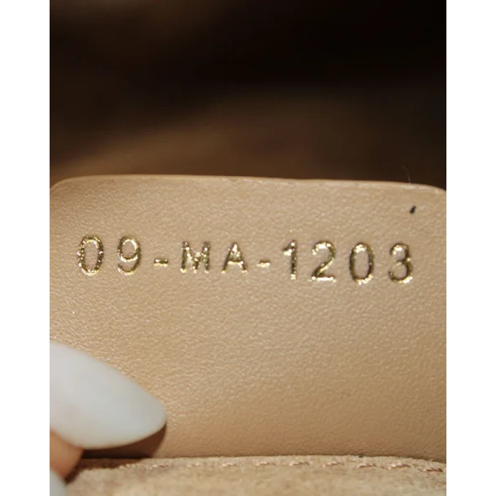 Dior Vintage Pre-owned Leather handbags Brown Dames