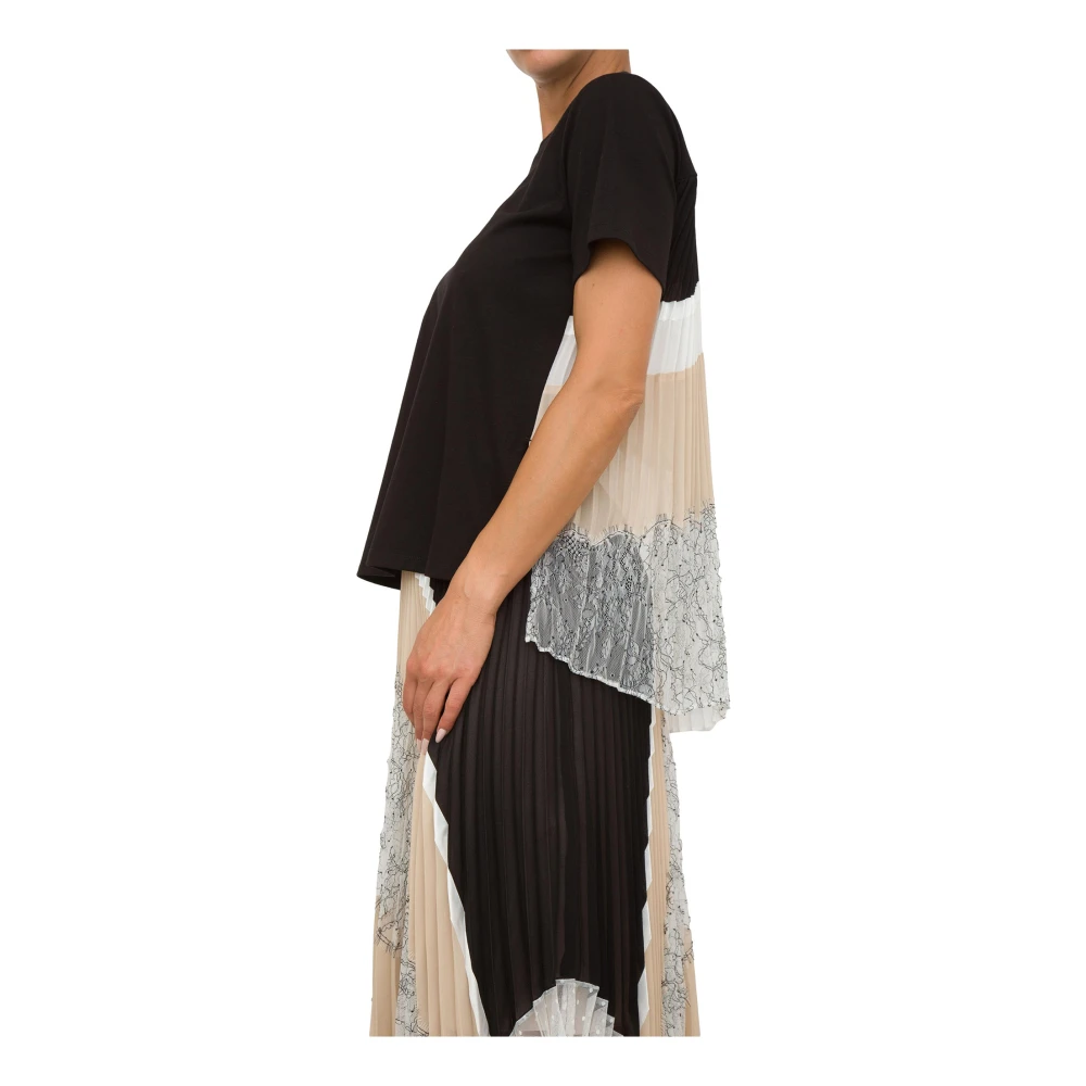 Twinset Zwarte Mouwloze Blouse Black Dames