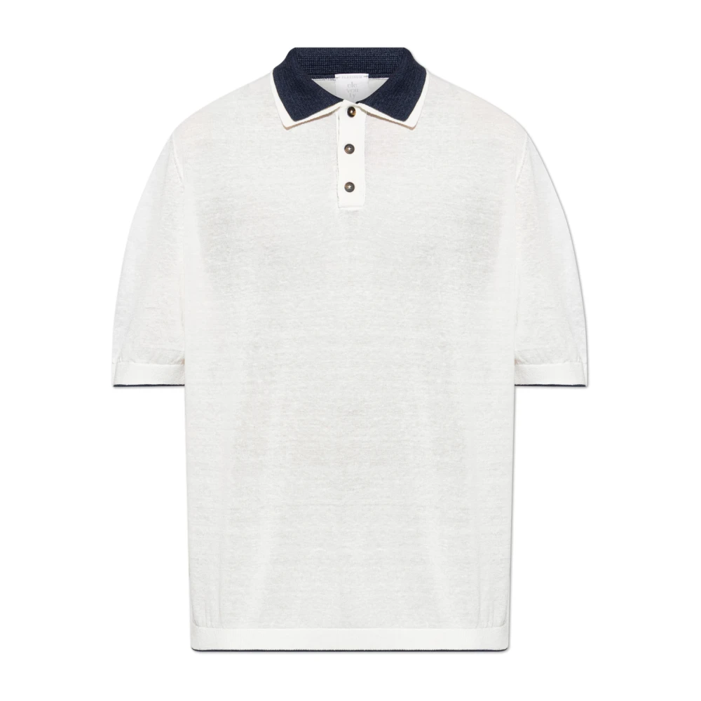 Eleventy Uomo Bianco - Polo In Lino - Tops - Xl