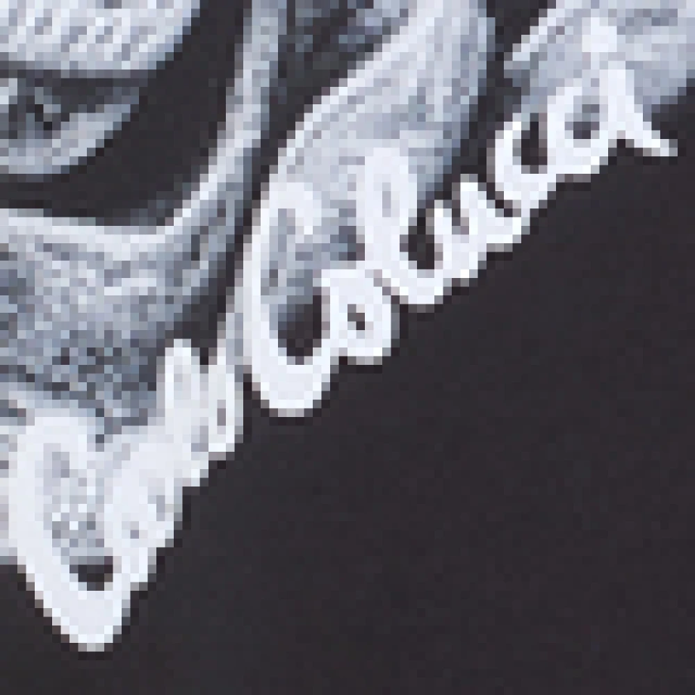 carlo colucci Innovatief Gebreid T-Shirt met Subtiel Print Black Heren