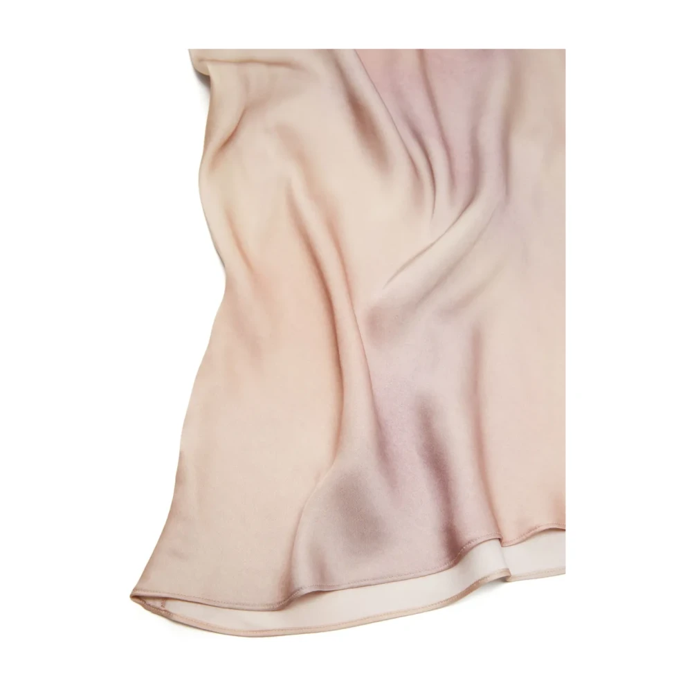 Acne Studios Multi Pink Jurk met Zijstrik Pink Dames