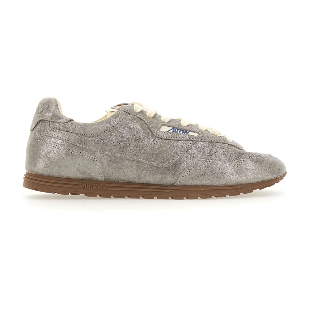 Autry Women's Gray Sneakers, 3 Uk, Windspin Trainers