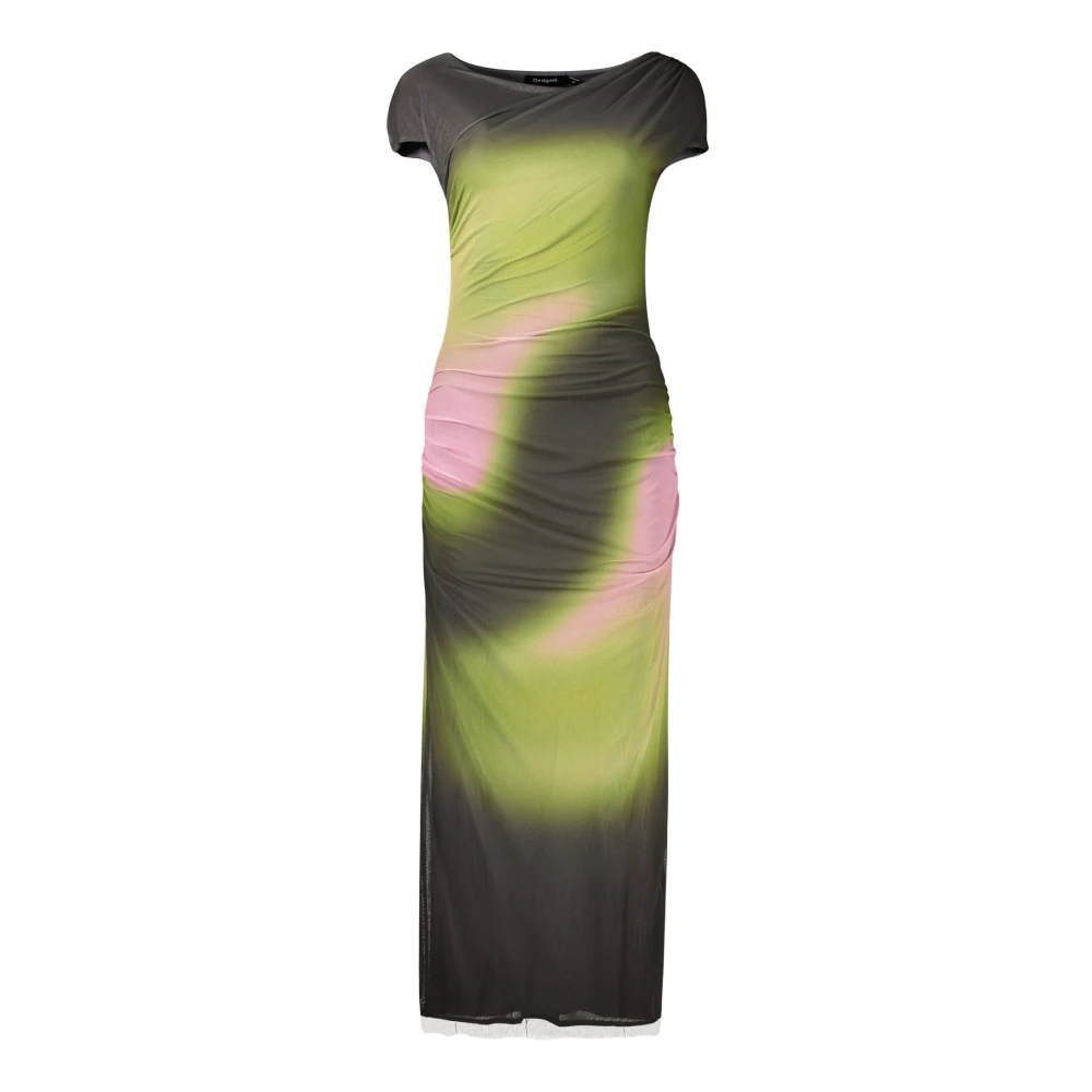 Desigual Damen Noir Kleid Rundhalsausschnitt - Bild 4