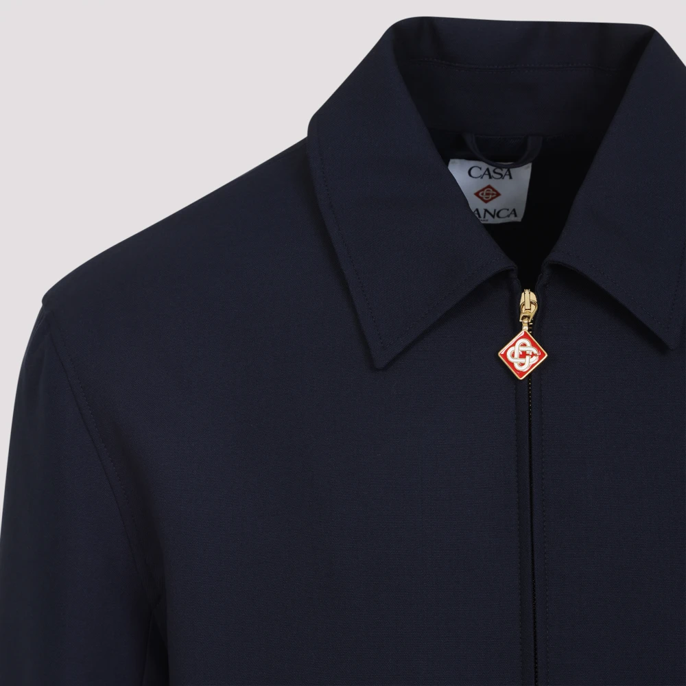 Casablanca Navy Tailored Sportjas Blue Heren