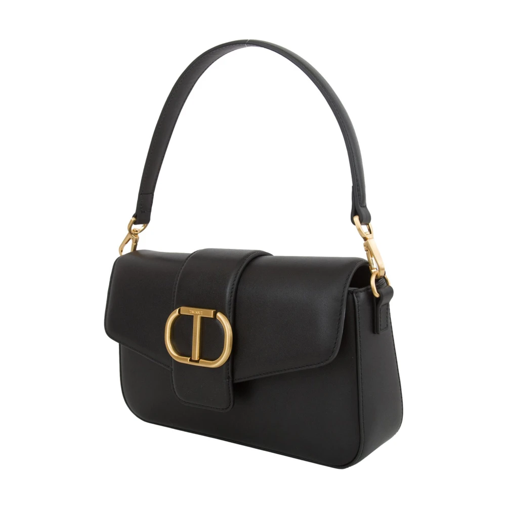 Twinset Zwarte Schoudertas Black Dames