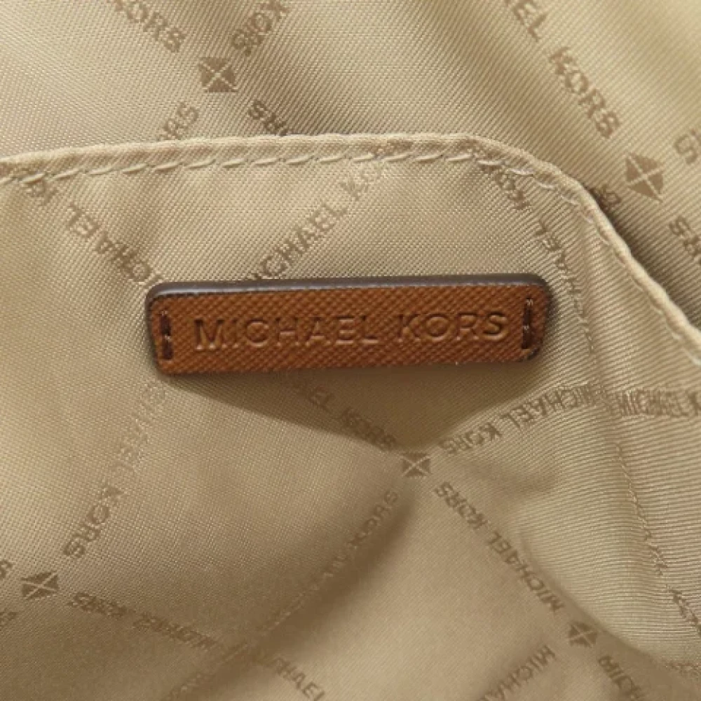 Michael Kors Pre-owned Plastic shoulder-bags Brown Dames