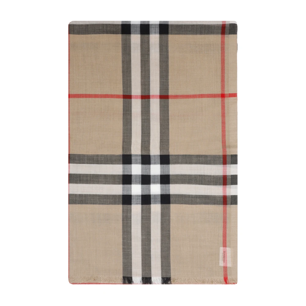 Burberry Luxe Nude & Neutrals Geruit Sjaal Multicolor Heren