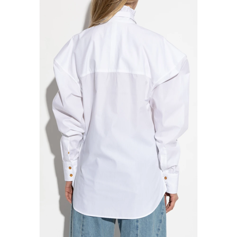 Vivienne Westwood Shirt met logo White Dames
