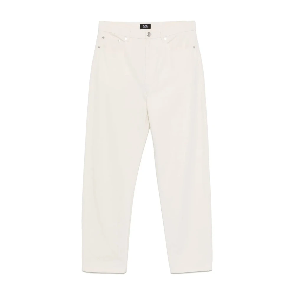 A.p.c. Men's Beige Classic Denim Jeans For - Straight Fit Jeans - W30 - Jeans