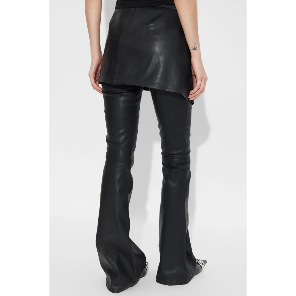 Diesel Leren rok van Kesselle Black Dames