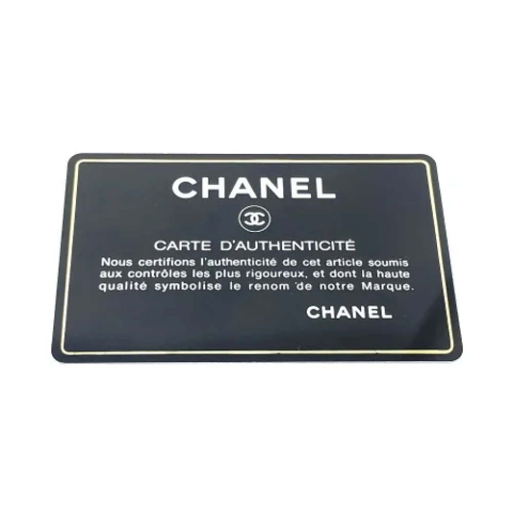 Chanel Vintage Pre-owned Cotton chanel-bags Beige Dames