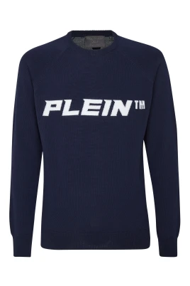 Ullpullover Rund Hals