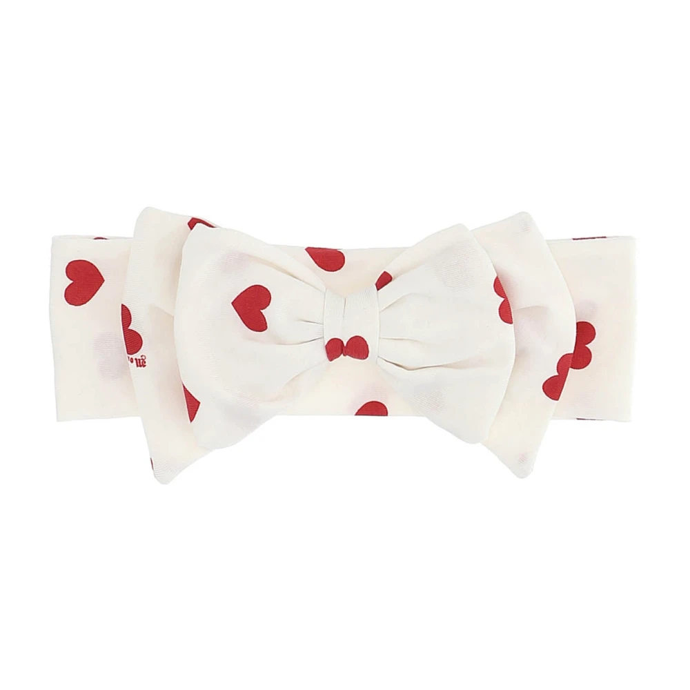 Monnalisa Girls White Hair Accessories, M, Fascia In Jersey Di Cotone