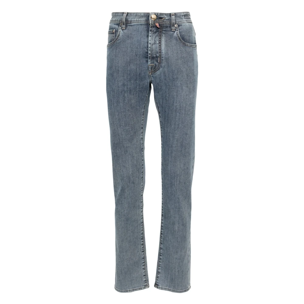 Slim-fit Blended Cotton Jeans