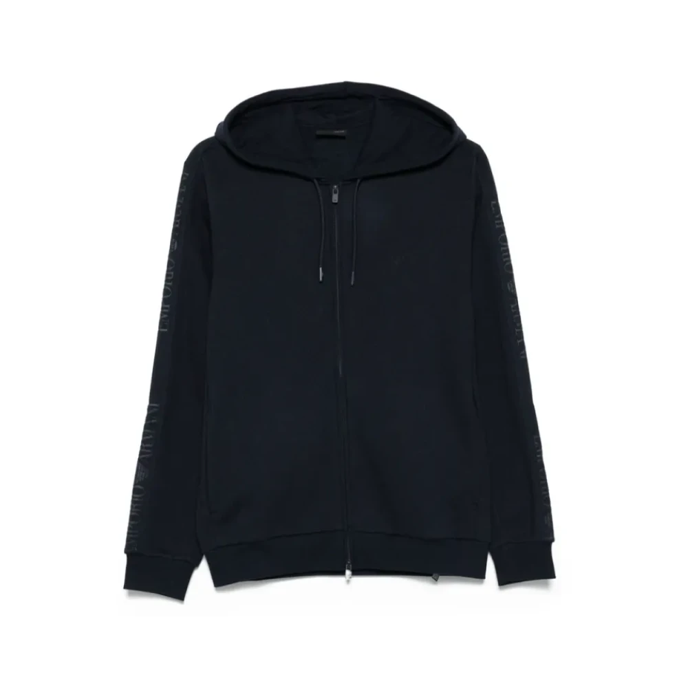 Emporio Armani Herren Blau Sweatshirts & Hoodies, Sgröße:
