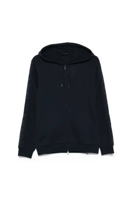 Modern Dragkedja Hoodie Loungewear Avslappnad Stil