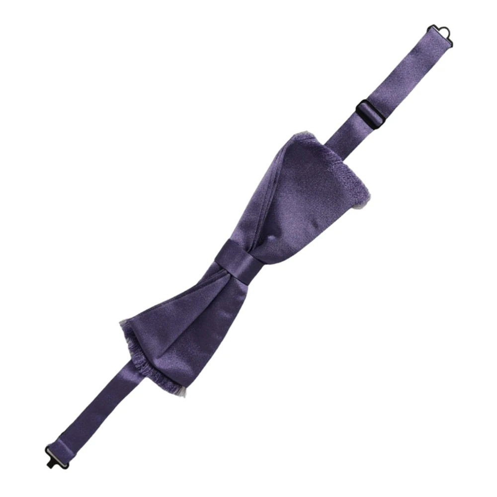 Dolce & Gabbana Purple Pre-Tied Bow Tie - Male - Bow Ties - One Size - Accessories