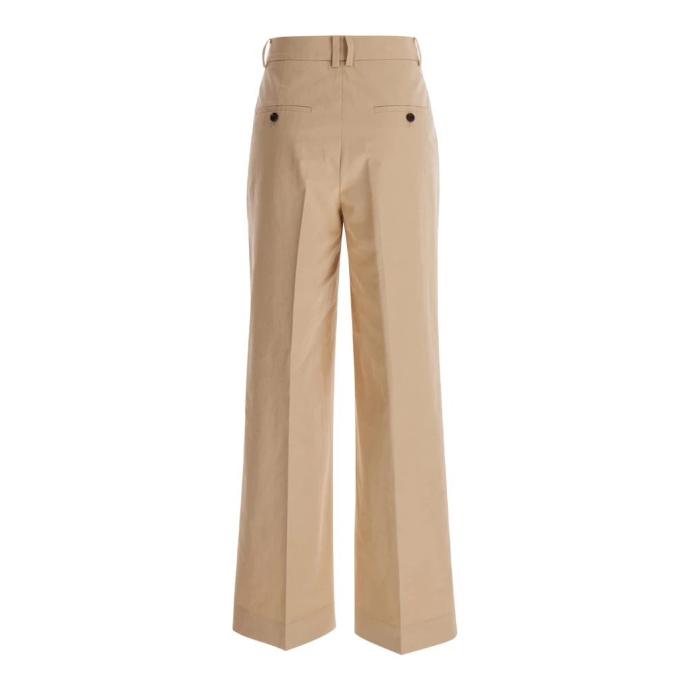 Dunst Wide Trousers Beige Dames